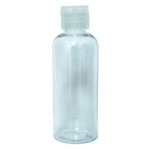Plastikowa butelka przezroczysta o pojemności 100 ml