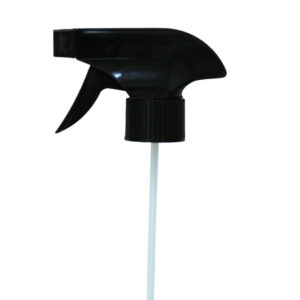 Plastikowy atomizer do butelek w kolorze czarnym