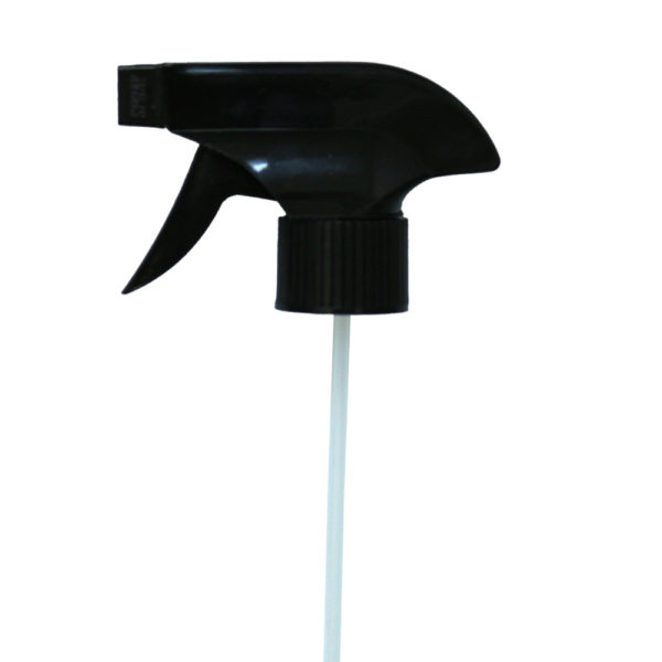 Plastikowy atomizer do butelek w kolorze czarnym