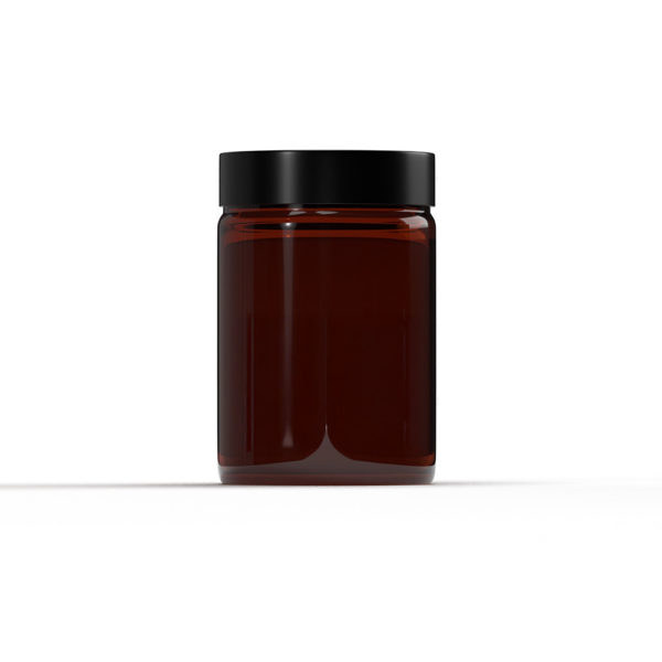 Słoik szklany 100 ml brązowy