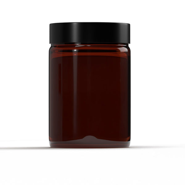 Słoik szklany 200ml (brąz)